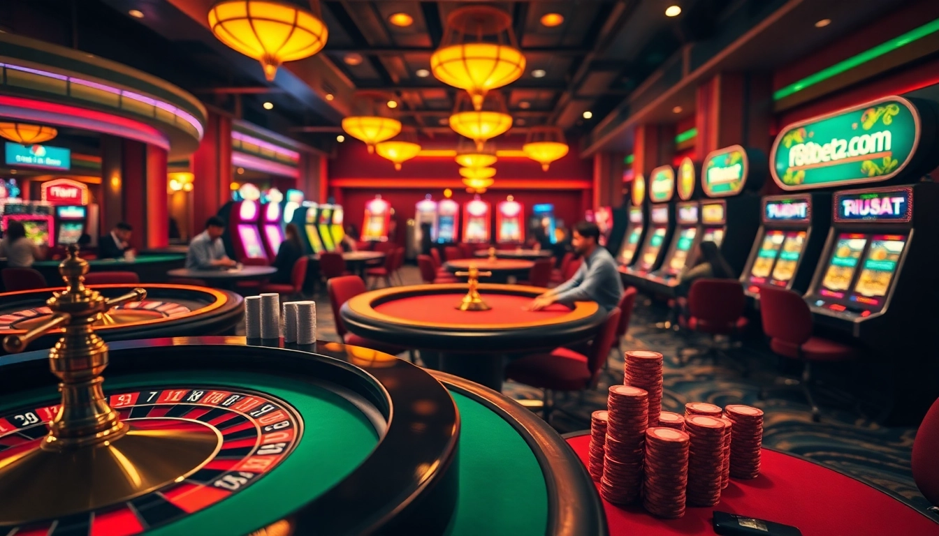 Experience the excitement at f8beta2 com, where players enjoy live poker and vibrant slot machines amidst a lively casino atmosphere.